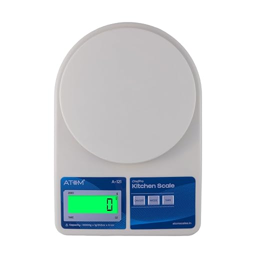 CRAE SF-400 Digital Kitchen Weighing Scale | 10kg x 1g Precision | LCD Display | White